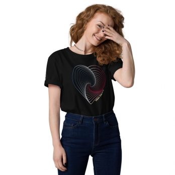 T-shirt unisexe Véry French “Lover” en coton biologique