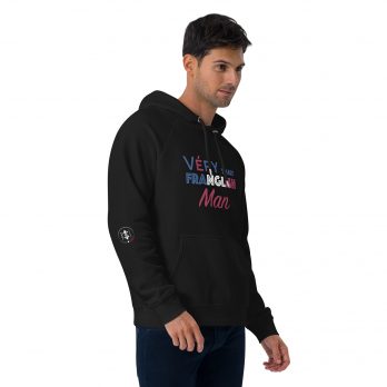 Sweat à capuche écologique Véry French “Franglish Man”