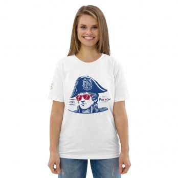 T-shirt unisexe Véry French “NapoCOOLéon” en coton biologique